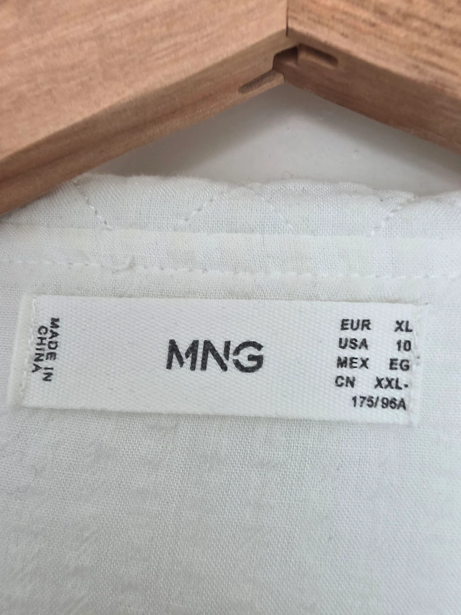 Blusa Branca Gola | Mango | T.XL – photo 4